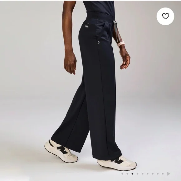 FIGS High Waisted Salina FORMx Wide Leg Scrub Pants - Picture 2 of 8